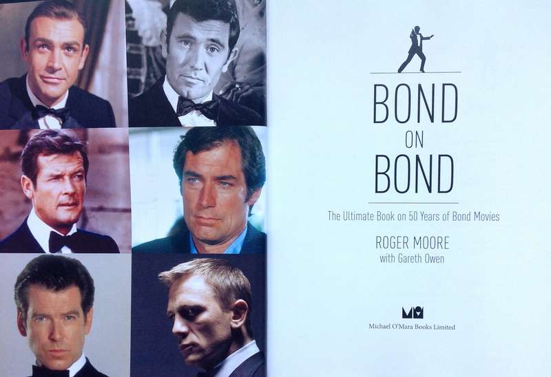 Bond on Bond - The Ultimate Book - 50 Years of Bond Movies - Roger Moore - Hardcover
