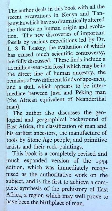 The Prehistory of East Africa - Sonia Cole - Hardcover