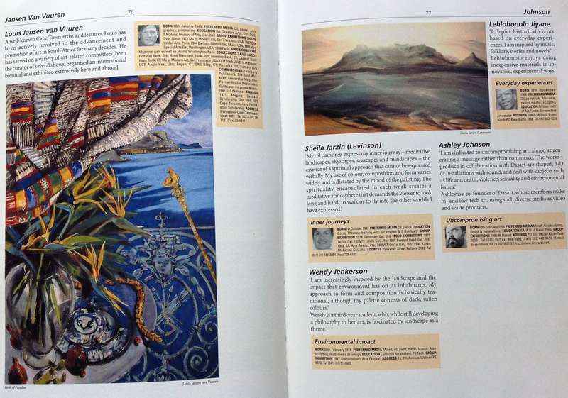 The Collector's Guide to Art and Artists in South Africa - Book inscribed by Lolly Hahn-Page