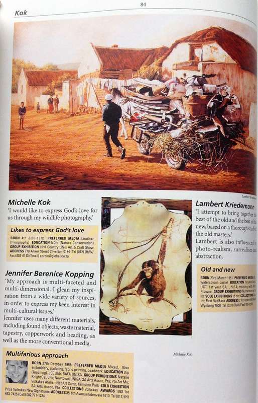 The Collector's Guide to Art and Artists in South Africa - Book inscribed by Lolly Hahn-Page