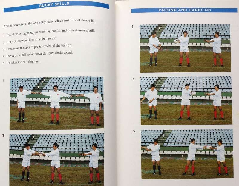 Rugby Skills - Will Carling with Ian Robertson - Book signed by Will Carling