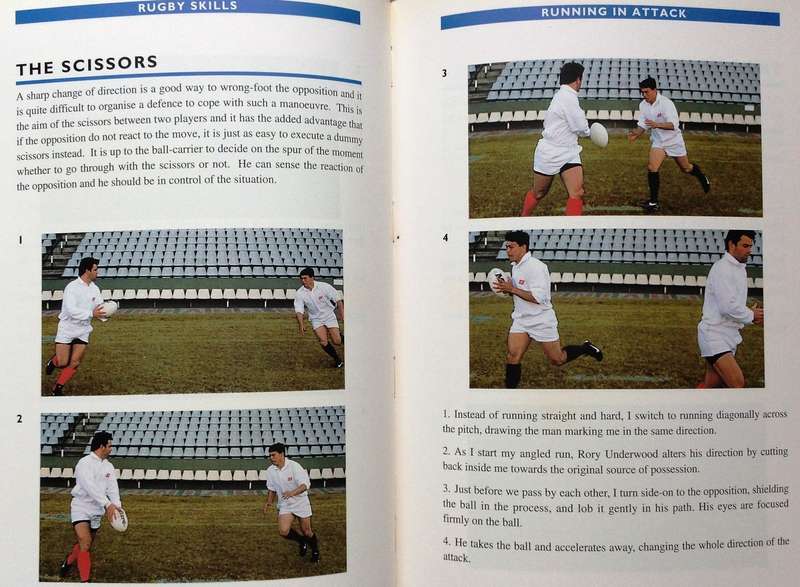 Rugby Skills - Will Carling with Ian Robertson - Book signed by Will Carling