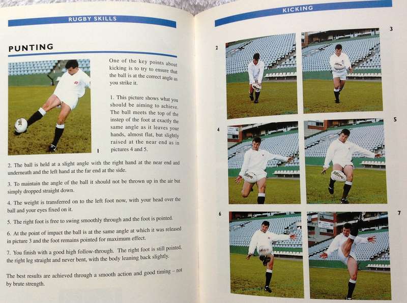 Rugby Skills - Will Carling with Ian Robertson - Book signed by Will Carling