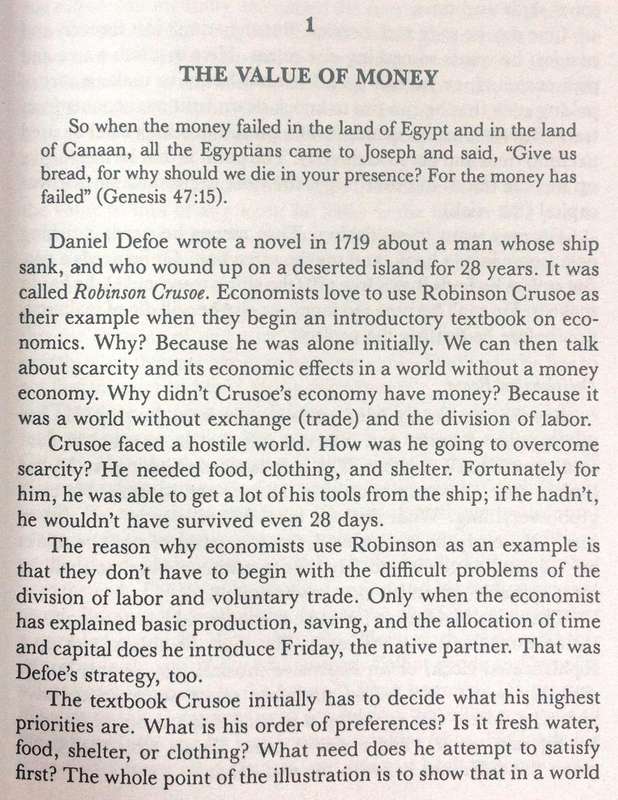 Honest Money - Biblical Principles of Money and Banking - Dr Gary North