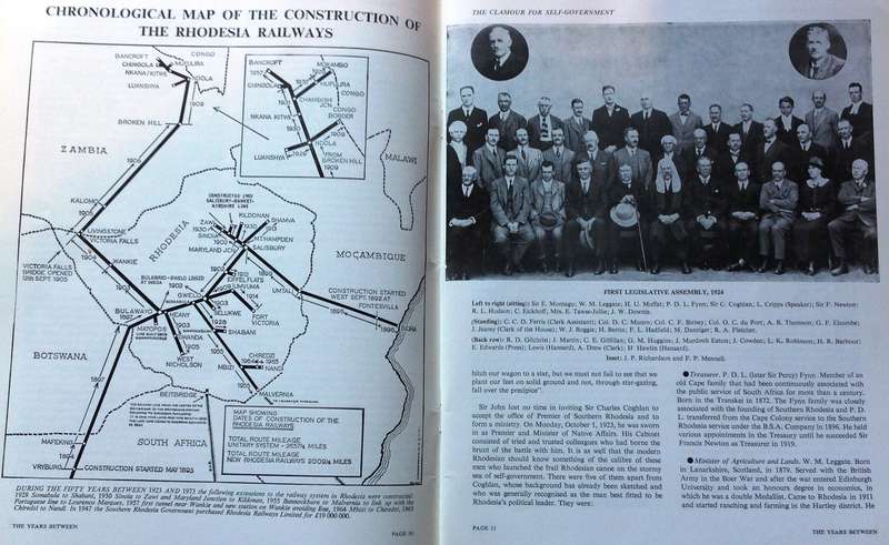 The Years Between - 1923 to 1973 - Half a Century of Responsible Government in Rhodesia - W D Gale