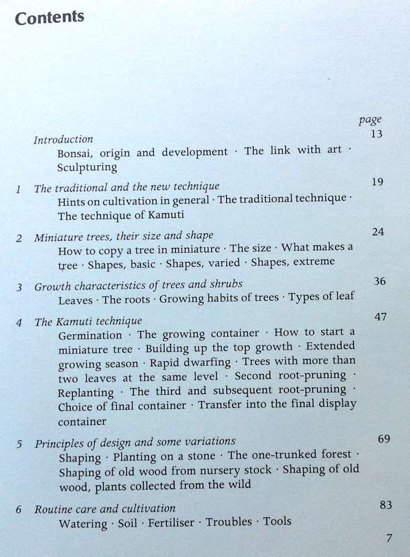 KAMUTI - A New Way in Bonsai - Willi E Bollmann - Hardcover