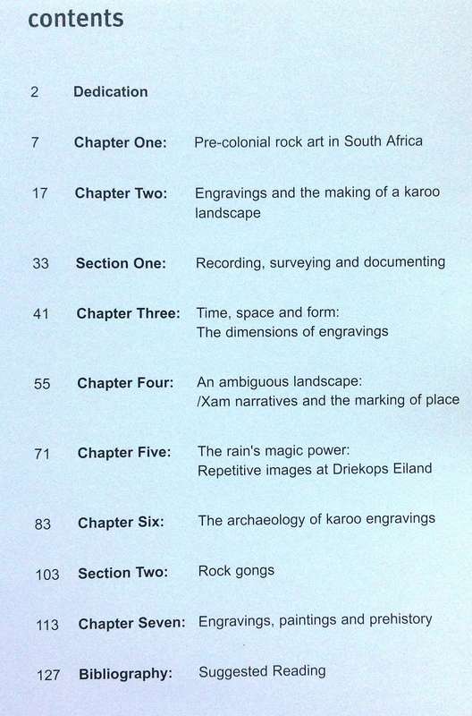 Karoo Rock Engravings...Follow the San...  John Parkington, David Morris and Neil Rusch