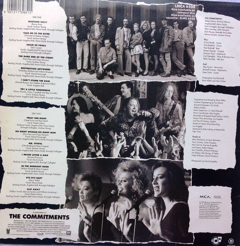 The Commitments - Original Motion Picture Soundtrack  LP Record LMCA 6508