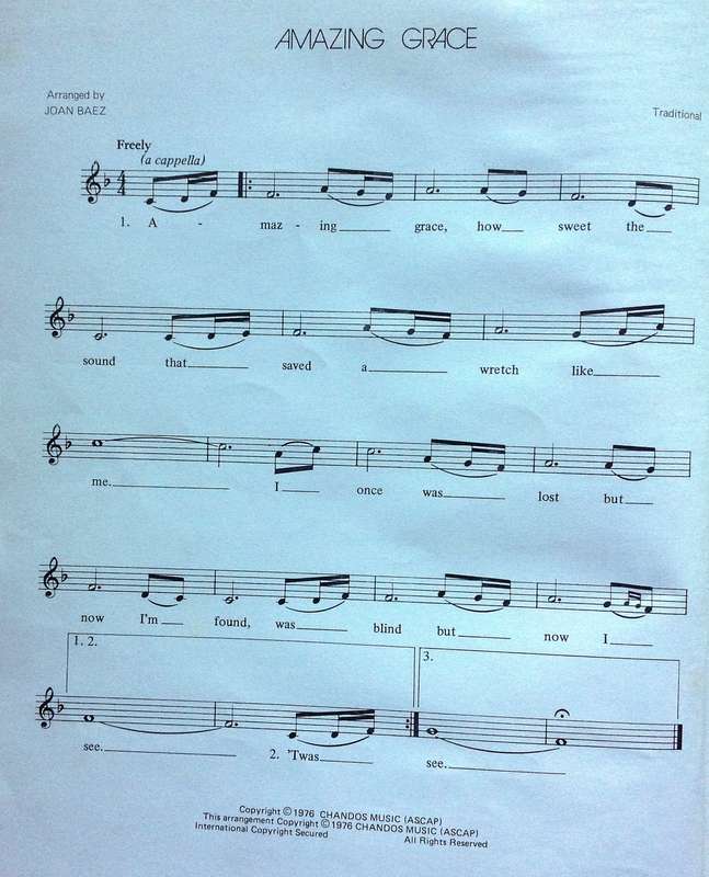 Joan Baez - From Every Stage - song book and sheet music