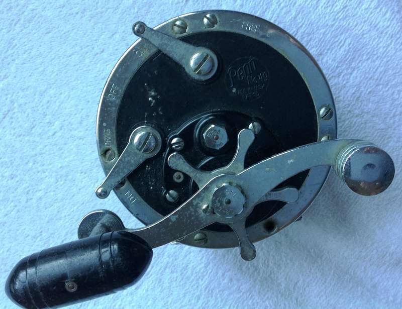 Penn No 49 Super Mariner fishing reel - Made in the USA