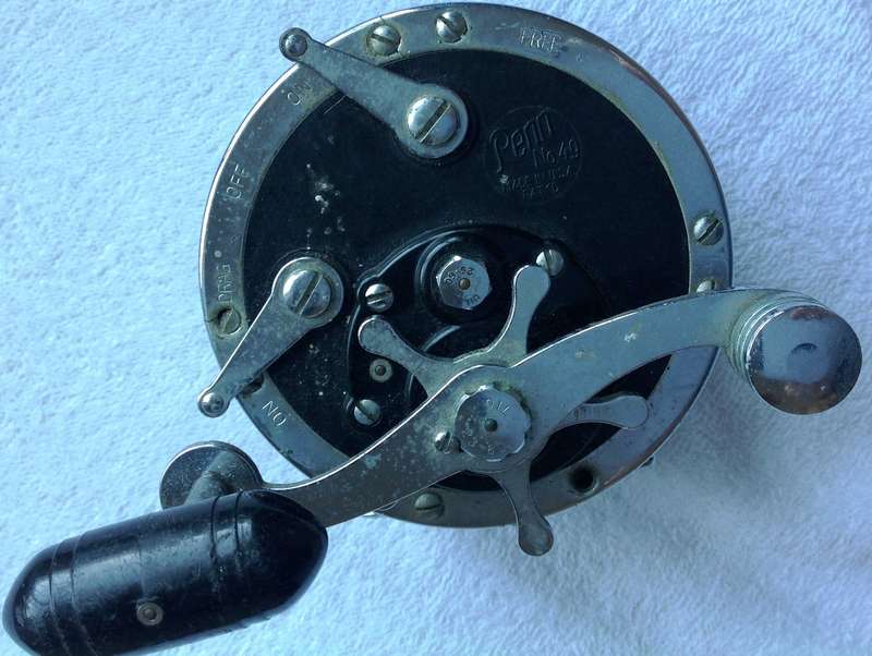 Penn No 49 Super Mariner fishing reel - Made in the USA