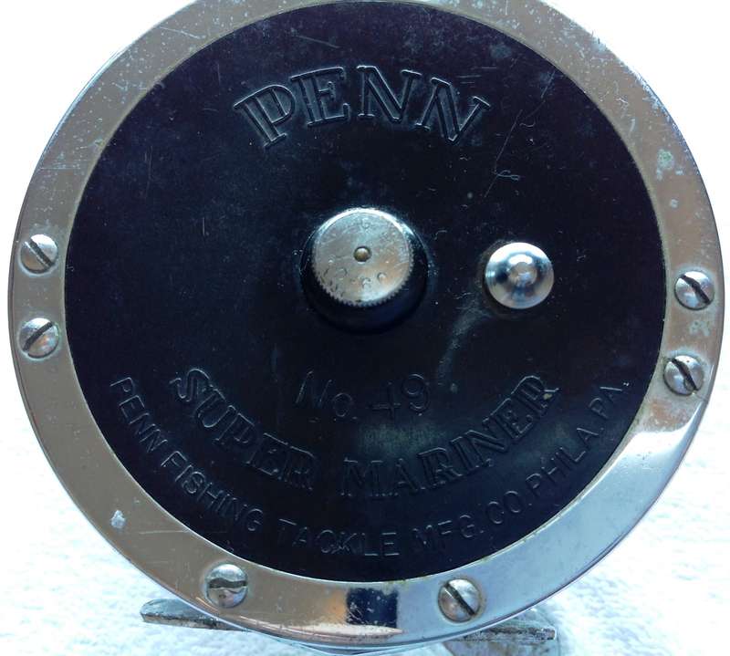 Penn No 49 Super Mariner fishing reel - Made in the USA