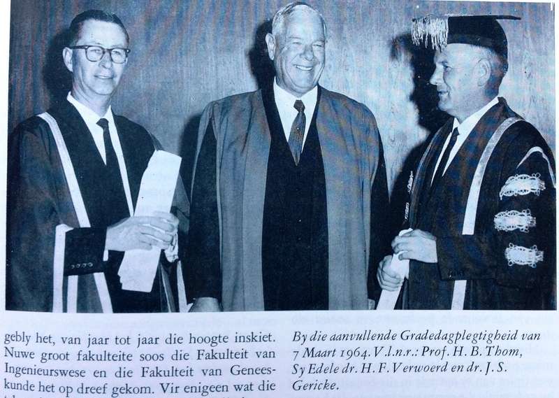 Professor H B Thom - Uitgegee Universitiet Stellenbosch - Hardeband