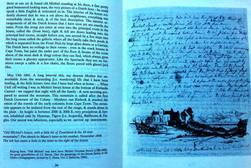 The Cape Diary and Letters of William Mann-Astronomer and Mountaineer 1839 to 1843-Edited B Warner