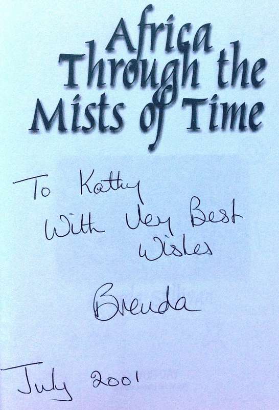 Africa through the Mists of Time - Brenda Sullivan - Book signed and inscribed By Author