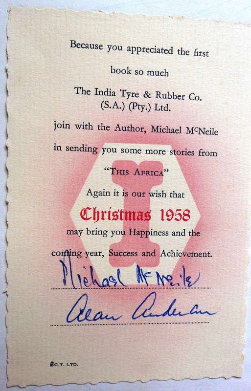 MORE True Stories from THIS AFRICA - Michael McNeile - Hardcover      Signed by Author