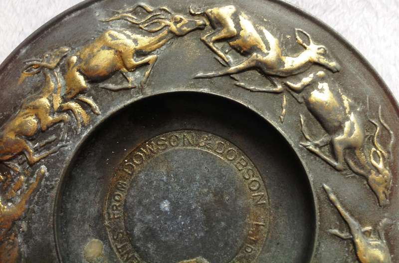 Brass Commemorative Plate Dowson and Dobson