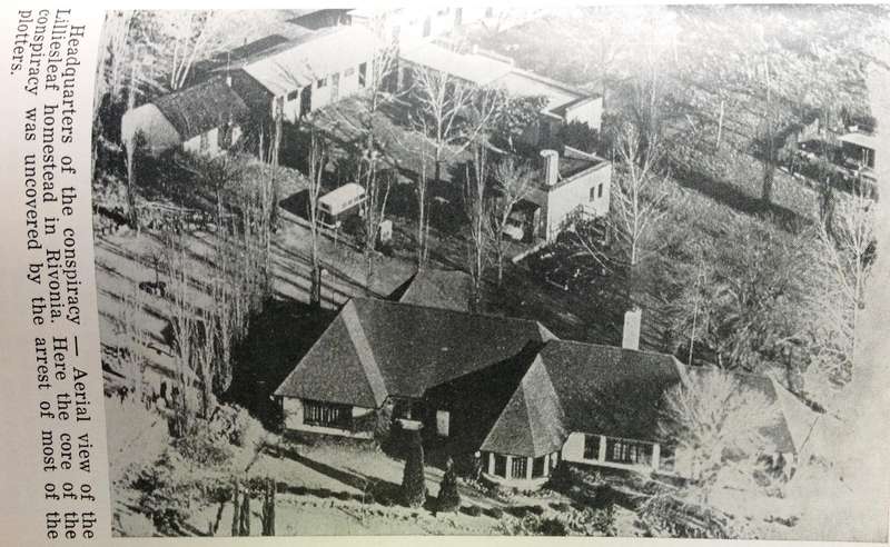 Rivonia - Operation Mayibuye - Honourable H. H. W. De Villiers