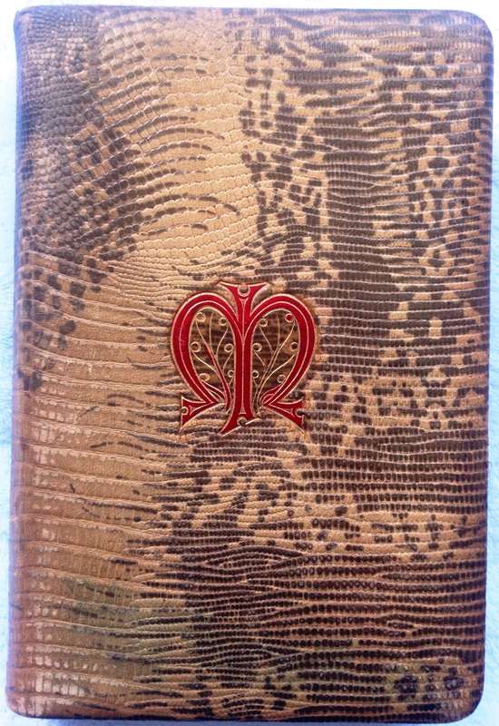 The Poetical Works of John Milton - Snakeskin Effect Leather Binding - Hardcover