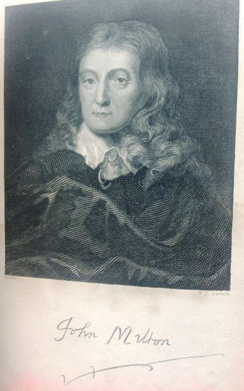 The Poetical Works of John Milton - Snakeskin Effect Leather Binding - Hardcover