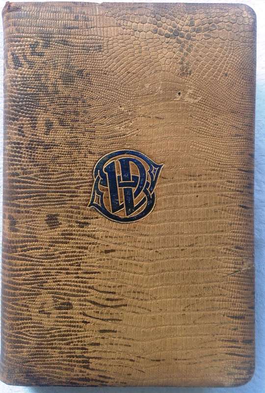 The Poetical Works of Sir Walter Scott - Snakeskin Effect Leather Binding - Hardcover