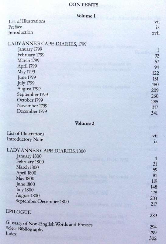 The Cape Diaries of Lady Anne Barnard 1799-1800 (Volumes 1 & 2) - both books signed Basil le Cordeur