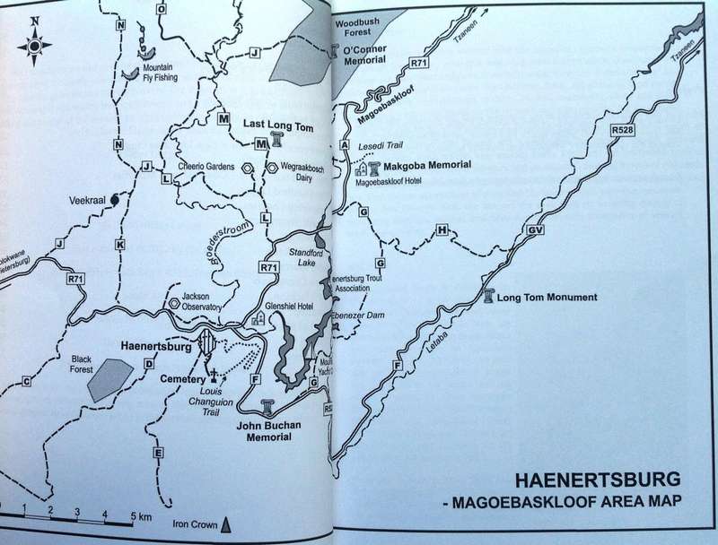 FOOTPRINTS of those who made history in HAENERTSBURG - David Hilton-Barber  Book signed by Author