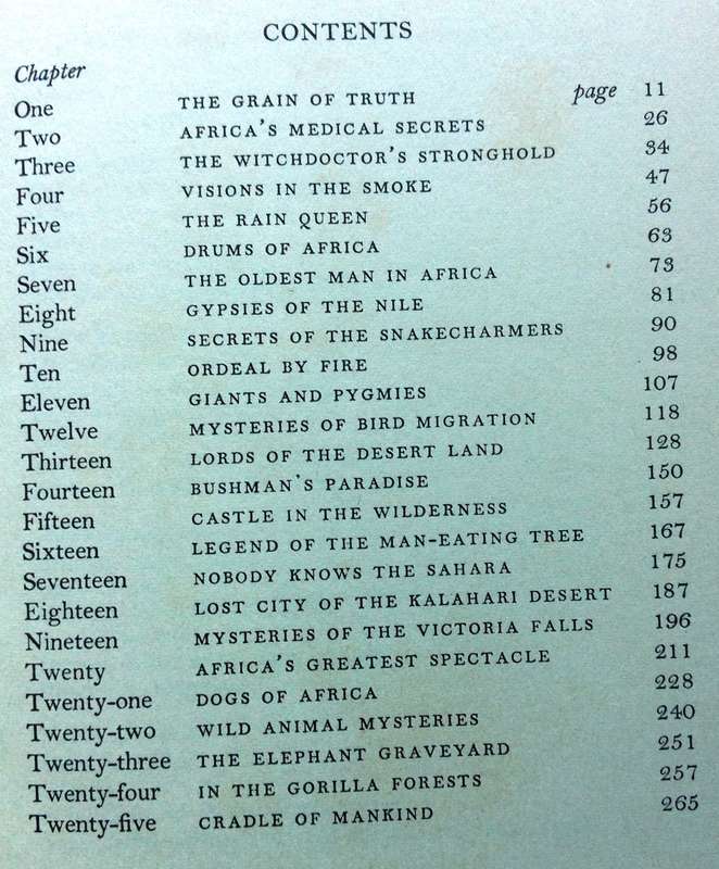 Old Africa's Last Secrets - Lawrence G Green - Hardcover