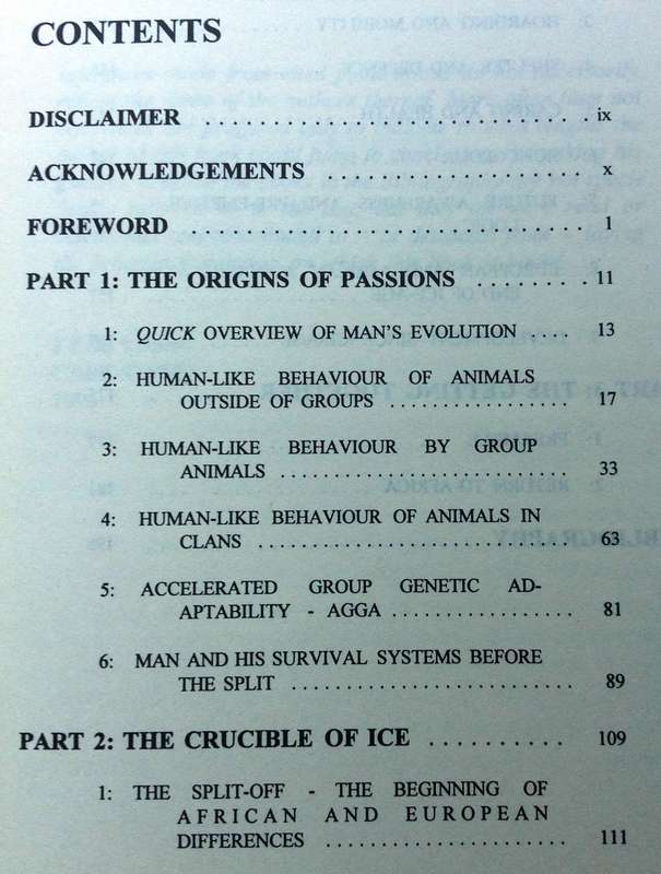 The Origins of Passions - J F De Villiers - Book signed by Author
