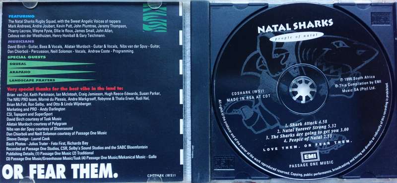 CD - Natal Sharks - People of Natal - Love Them. Or Fear Them