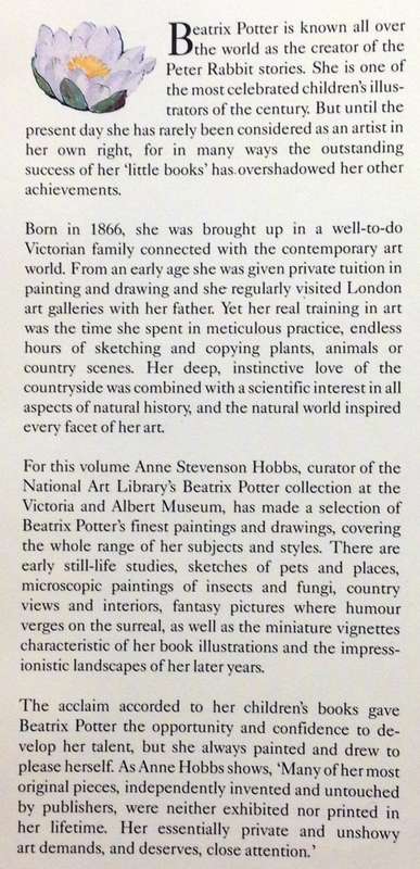 Beatrix Potter's Art - Paintings and drawings selected and introduced by Anne S Hobbs - Hardcover