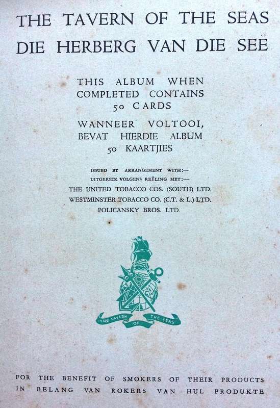 2 Complete Albums - The Tavern of the Seas - Edited by J F Craig, Harbour Engineer, Table Bay Docks