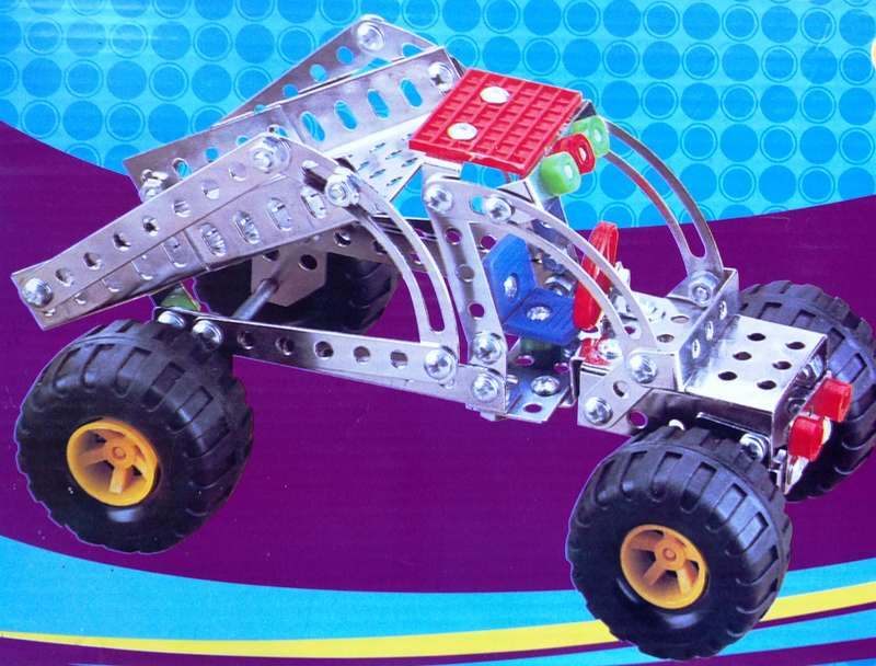 Toy City Brand - DIY Model Dump Truck and Model Bucket Grab - 330 Pieces - Ages 6 years plus