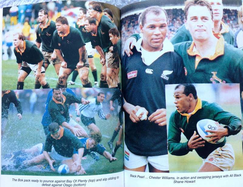 Biting Back - Johan le Roux with Jan de Koning  The 1994 Rugby Tour of New Zealand by the Springboks