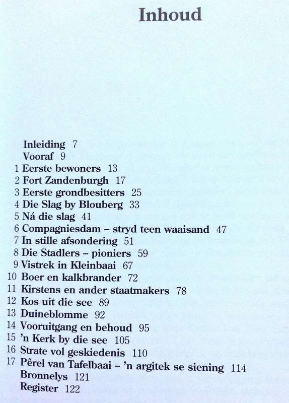 BLOUBERG - Ons beroemdste strand - D W Krynauw & G S J Moller - Hardeband