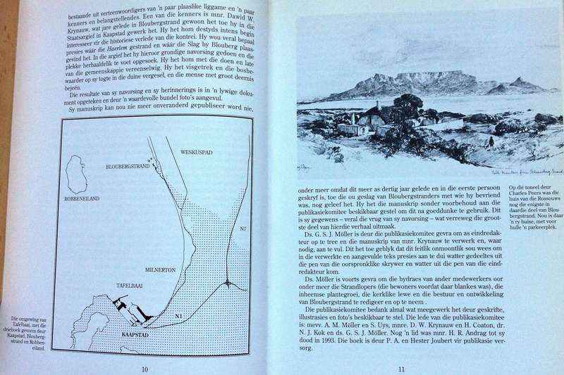 BLOUBERG - Ons beroemdste strand - D W Krynauw & G S J Moller - Hardeband