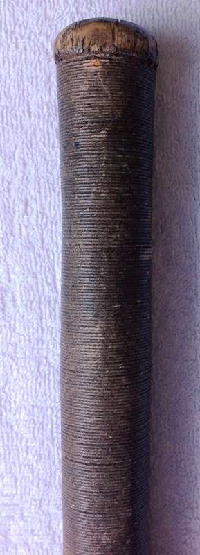 Vintage Cricket Bat - Hand Hammered Wonder Super Selected - Warranted Willow Treble Spring Number 6