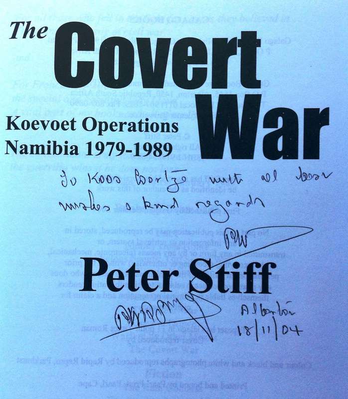 The Covert War - Peter Stiff - Hardcover       Signed by Author