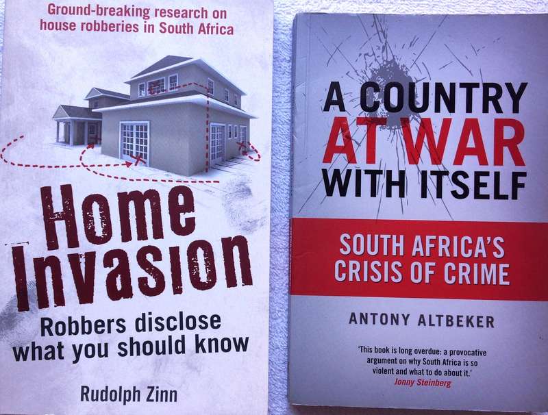 Two books - Home Invasion - Rudolph Zinn & A Country at War with itself - Antony Altbeker