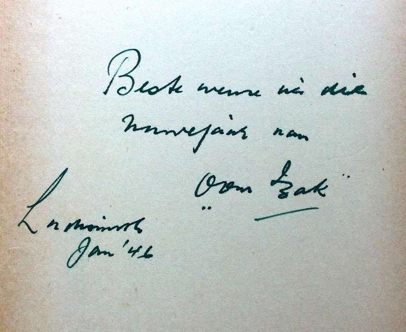 Oom Izak van Kaapstad kyk terug - Izak W van Tonder    Boek geteken deur Skrywer