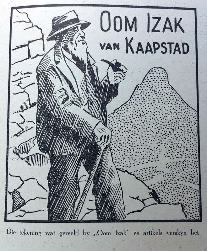 Oom Izak van Kaapstad kyk terug - Izak W van Tonder    Boek geteken deur Skrywer