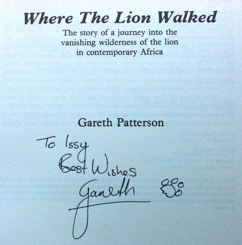 Where the Lion Walked - Gareth Patterson - Hardcover    Book signed by Author