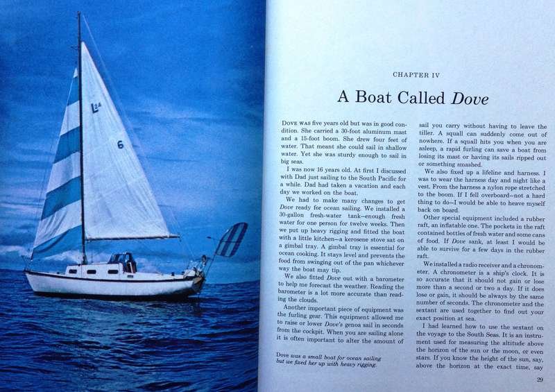 The Boy Who Sailed Around the World Alone - Robin Lee Graham with Derek L T Gill - Hardcover