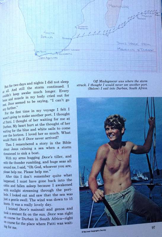 The Boy Who Sailed Around the World Alone - Robin Lee Graham with Derek L T Gill - Hardcover