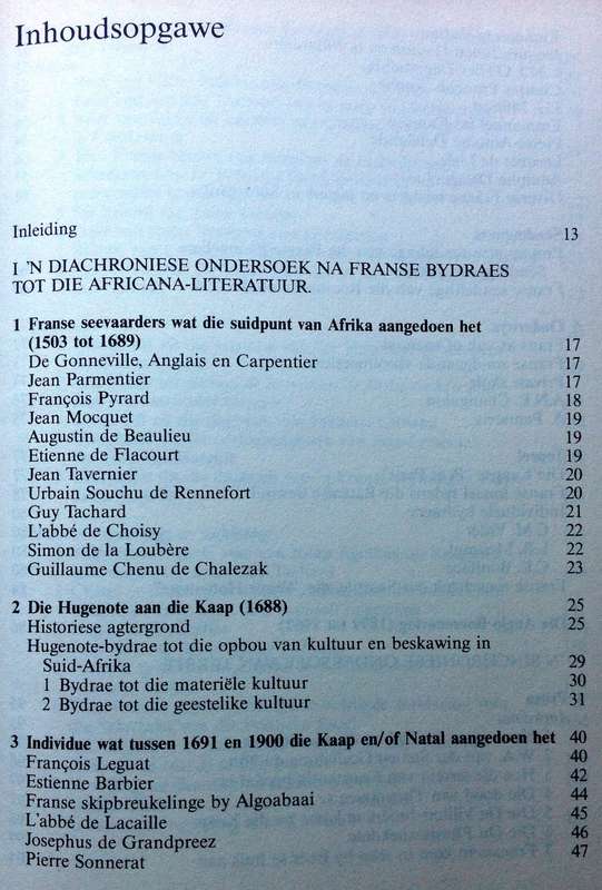 Die Franse Bydrae tot Africana-literatuur 1622 - 1902 - Marilet Sienaert-van Reenen - Hardeband