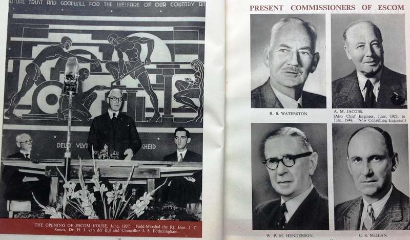 TWENTY-FIVE YEARS - The Electricity Supply Commission - Hardcover - book signed