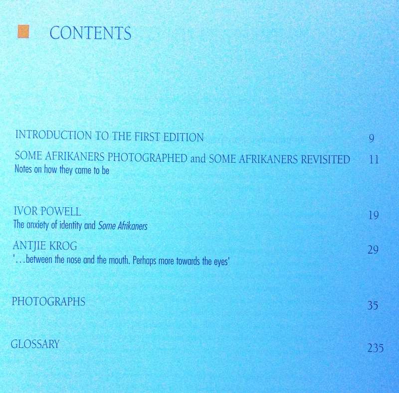 Some Afrikaners Revisited - David Goldblatt       With essays by Antjie Krog and Ivor Powell