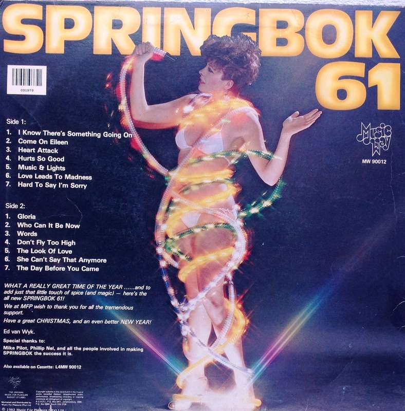Springbok Hit Parade 61 - Vinyl Long Playing Record  MW 90012