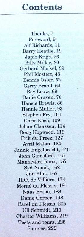 30 Super Springboks - Paul Dobson - Hardcover condition