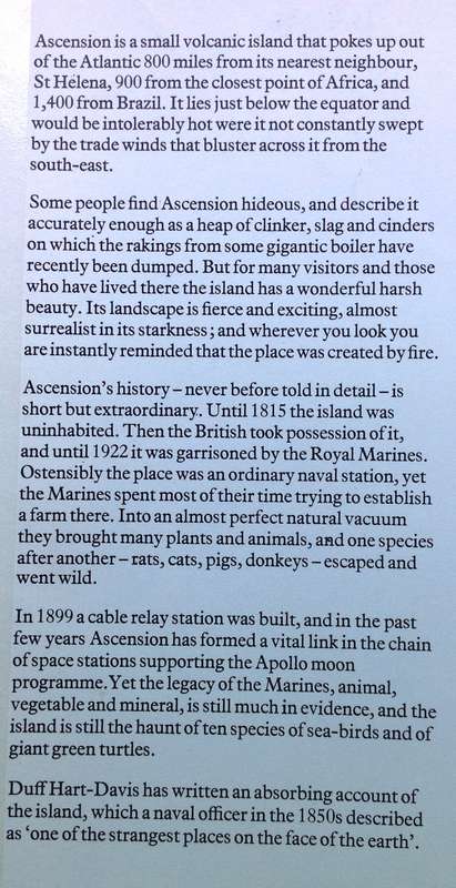 Ascension - The Story of a South Atlantic Island - Duff Hart-Davis - Hardcover